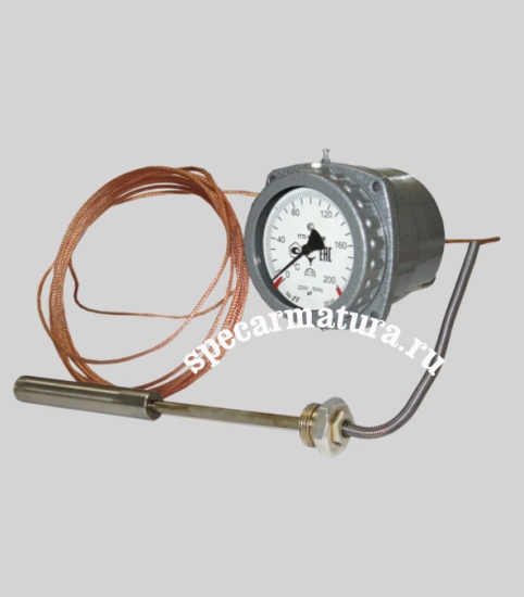 Фотография товара - Термометр манометрический электроконтактный ТГП-100 Эк (-25 +75С)
