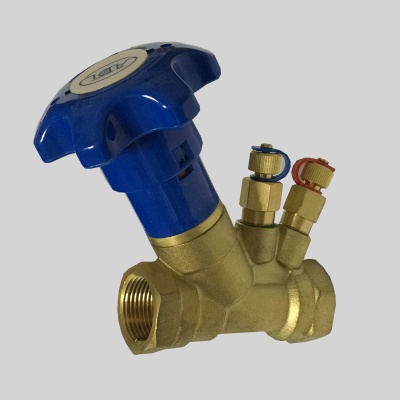 Фотография товара - Ручной балансировочный клапан ГРАНБАЛАНС КБЛ (серия 10) DN 15, PN 2,5 МПа,латунь,L77