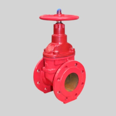 Фотография товара - Задвижка обрезиненная  чугунная с обрезиненным клином МЗВГ 50 30ч39р Ду50,( Завод Водоприбор , Москва )