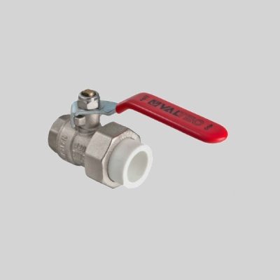 Фотография товара - Кран шаровой с переходом на полипропиленовую трубу VALTEC VTp.742.0.04007 Ду 40х1 1/4 "