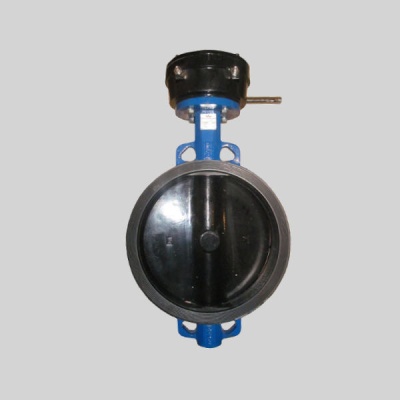 Фотография товара - Затвор поворотный дисковый ЗПФ Ду 400 с редуктором