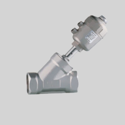 Фотография товара - Электромагнитный нержавеющий клапан с пневмоприводом «Грансол» PV-20P-T (PTFE;НЗ;Ду20;0-1,6МПа;L95,180градС)