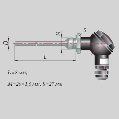Фотография товара 1 Преобразователь термоэлектрический 2ДТПL105Л-0110.250