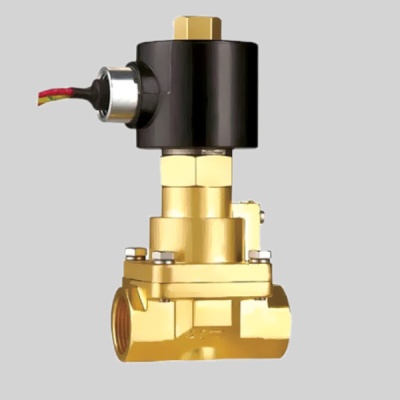 Фотография товара 2 Электромагнитный латунный клапан «Солегран» KST-10Е (EPDM;НЗ;Ду10;0.1-1.6МПа;L70,220AC,130градС)