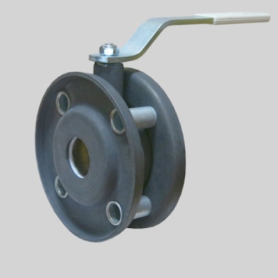 Фотография товара 1 Кран шаровый  стальной межфланцевый LD Стриж 032.016.П/П.02.Zn (L50,T150)