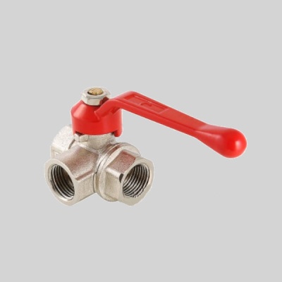 Фотография товара - Кран шаровой трехходовой VALTEC VT.360.N.05 Ду20