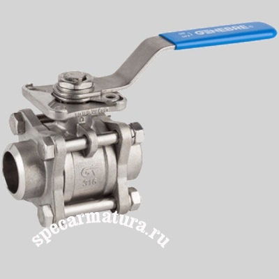 Фотография товара - Кран шаровый GENEBRE 2026 02 Ду8 Ру63