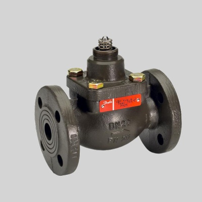 Фотография товара - Клапан регулирующий чугунный фланцевый VB2 Ду 20 под электропривод