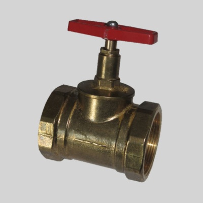 Фотография товара - Клапан запорный (вентиль) латунный муфтовый 15Б1п  Ду32 (G 1 1/4)