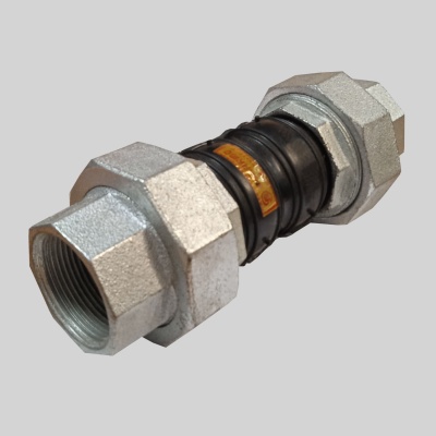 Фотография товара 1 Компенсатор резиновый антивибрационный EPDM Ду 15 Ру16 ВР L=200мм Benarmo сжатие/растяжение 22 мм/6 мм