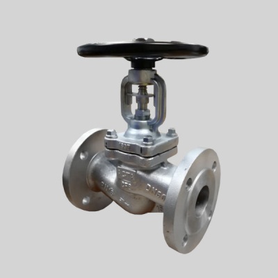 Фотография товара - Вентиль нержавеющий фланцевый АСТА Р35-100-16-03-350-Ф Ду100 Ру16