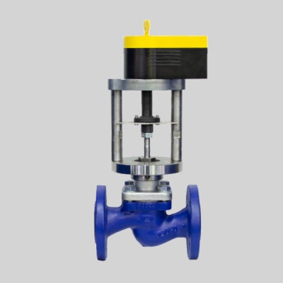 Фотография товара - Клапан запорно-регулирующий КПСР-1.17-15-ХХ-1.2401-СЧ-1,6-1-150-УХЛ4 Ду15 с приводом SAUTER AVM 215 F120R