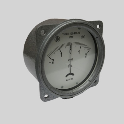 Фотография товара - Тягонапоромер мембранный показывающий ТНМП 100 М1  -1.25 +1.25кПа