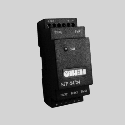 Фотография товара - Блок гальванической развязки ОВЕН БГР2 Д2 24/24
