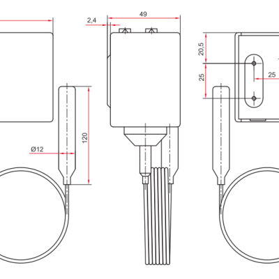 Фотография товара 3 Реле температуры РТ-1-(-15+15C)-1