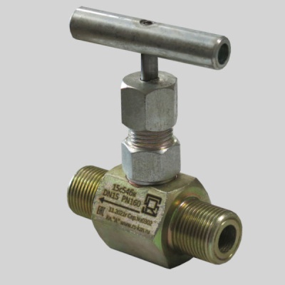 Фотография товара 1 Клапан (вентиль) игольчатый цапковый  15с54бк Ду15,