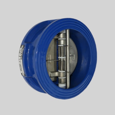 Фотография товара 1 Клапан обратный двухстворчатый межфланцевый FAF2350 DN400(PN1,6,T130,L140,чугун)