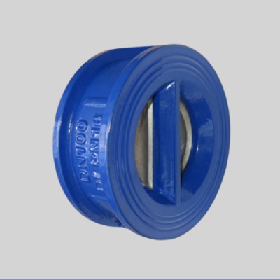 Фотография товара 4 Клапан обратный двухстворчатый межфланцевый FAF2350 DN400(PN1,6,T130,L140,чугун)