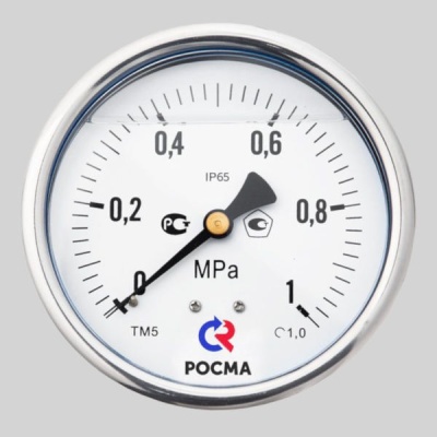 Фотография товара 1 Манометр виброустойчивый ТМ-520Т.00(0-0,4МРа)М20х1.5.1,0