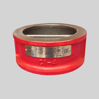 Фотография товара 1 Клапан обратный поворотный межфланцевый CV16 Ду100