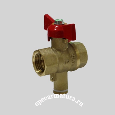 Фотография товара 2 Кран шаровой для термодатчика DN-15 СТАНДАРТ 234 ВхВ