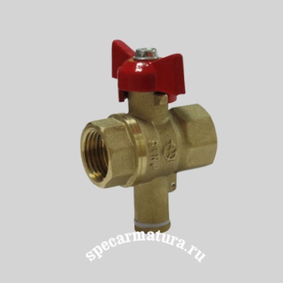 Фотография товара 1 Кран шаровой для термодатчика DN-15 СТАНДАРТ 234 ВхВ