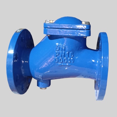 Фотография товара 4 Клапан обратный чугун шаровой Ду 50 Ру16 фл шар сталь+NBR Benarmo