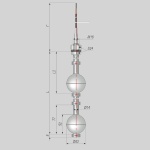 Фотография товара 1 Датчик уровня поплавковый ПДУ-3.2.1000.100/1-ЕХ