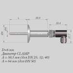 Фотография товара 1 Термопреобразователь сопротивления ДТС205-РТ100.А3.100.СL25