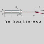 Фотография товара 1 Преобразователь термоэлектрический ДТПL114-00.100/1,5