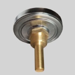 Фотография товара 2 Термометр биметаллический ТБП-63/50 (0...+120С),G1/2,L50,D63