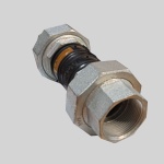 Фотография товара 2 Компенсатор резиновый антивибрационный EPDM Ду 50 Ру16 ВР L=200мм Benarmo сжатие/растяжение 22 мм/6 мм