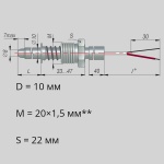 Фотография товара 1 Преобразователь термоэлектрический ДТПL154-00.10/1,5