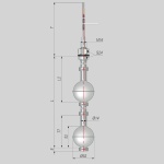 Фотография товара 1 Датчик уровня поплавковый ПДУ-3.2.1000.100.К/5