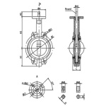 Фотография товара 3 Затвор чуг/чуг упл. EPDM Ду40 Ру16