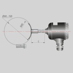 Фотография товара 3 Термопреобразователь сопротивления (0...+100 С) ДТС325М-100М.0,5.100.МГ.И