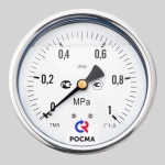 Фотография товара 1 Манометр виброустойчивый ТМ-520Т.00(0-0,4МРа)М20х1.5.1,0