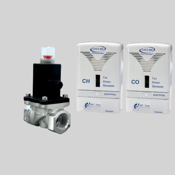 Купить Сигнализатор САКЗ-МК-2-1A DN 25 НД - CO+CH4 с клапаном КЗЭУГ-А ...